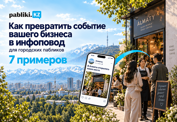 Как превратить событие вашего бизнеса в инфоповод для городских пабликов: 7 примеров